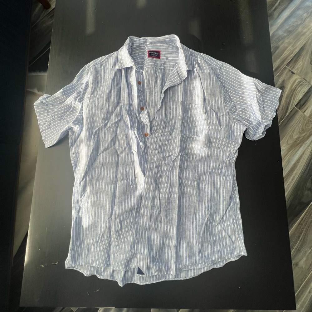 mens short sleeve button down shirt from Untuckit